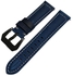 20mm Leather Replacement Watch Strap Compatible With Samsung Galaxy Watch 6 Classic Reto Blue