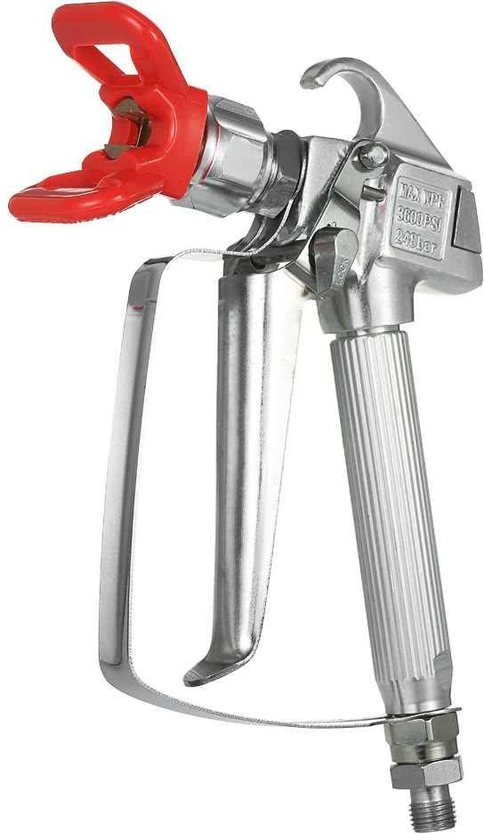 High Efficiency 3600PSI High Pressure Airless Paint Spray Gun With Nozzle Guard