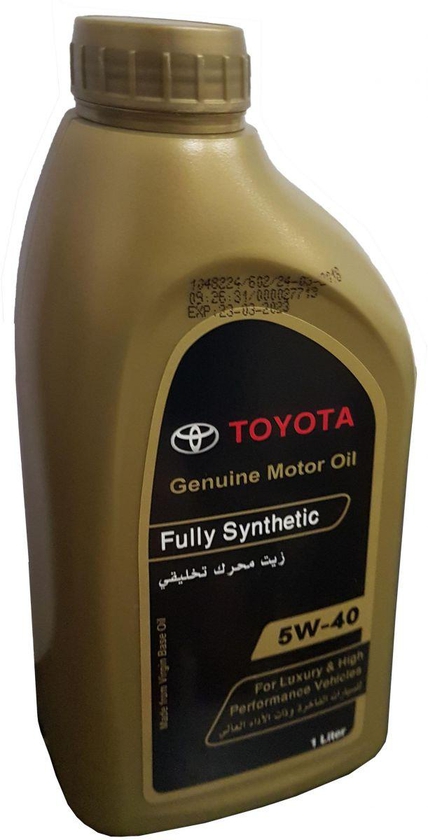 TOYOTA motor oil fully synthetic 5W40