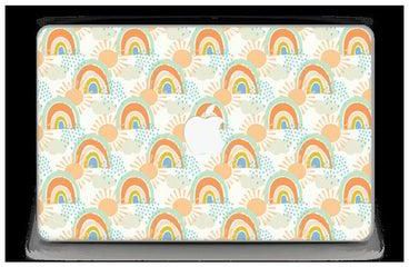 Rainbows In Pastel Skin Cover For Macbook Air 11 Multicolour