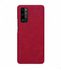Qin Flip Leather Case For Honor 30 Pro / 30 Pro Plus Red