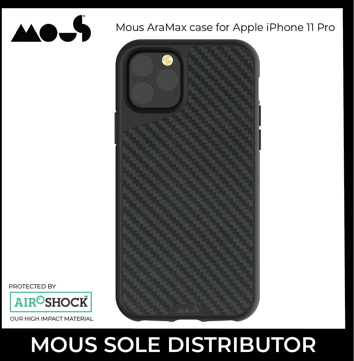 Mous AraMax Case for Apple iPhone 11 Pro (Black)