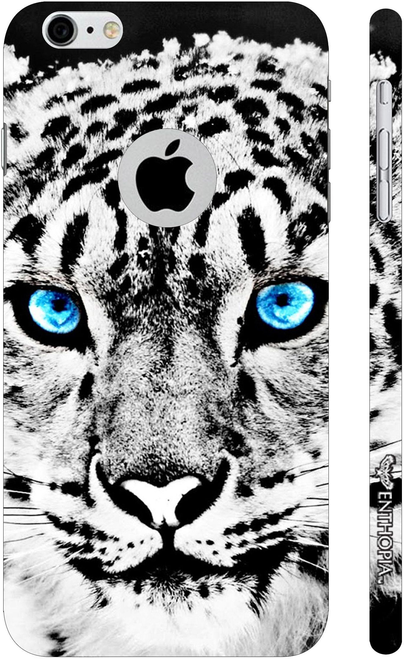 Enthopia Designer Hardshell Case Blue Eyed White Cheetah Back Cover for Apple Iphone 6
