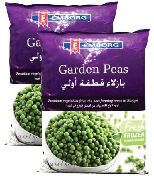 Emborg Frozen Garden Peas - 2 x 900 g