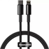 Baseus CATLWJ-01 Tungsten Gold Fast Charge Cable USB-C to Lightning 20W 1m Black | Gear-up.me
