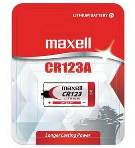 Maxell CR123A Lithium 3V Battery &ndash; One Piece