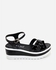 Tata Tio Leather Sandals - Black
