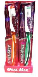 Oral Max Toothbrush Advanced Grip 2 Pieces