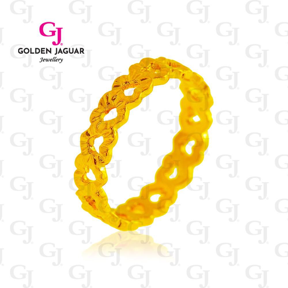 GJ Jewelry Emas Korea Ring - Love Kikir 88612