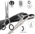 MN Razz-Edge Professional Barber Scissors Hair Cutting Scissors, Hairdressing Scissors 6 inch Stainless Steel With Comb