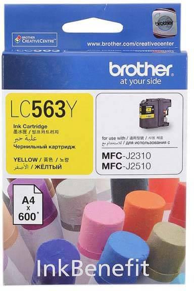 Brother LC-563 Yellow Ink Cartridge