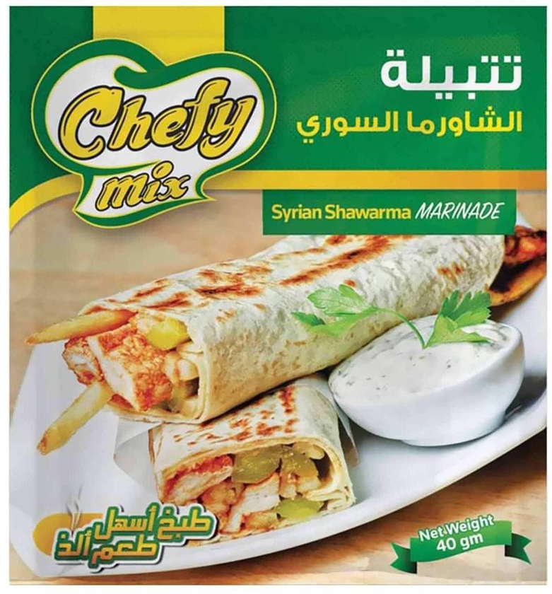 Chefy Mix Syrian Shawarma Marinade Seasoning 40g