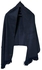 Solid Wool Winter Scarf/Shawl/Wrap/Keffiyeh/Headscarf/Blanket For Men & Women - XLarge Size 75x200cm - Navy Blue