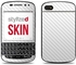 Stylizedd Premium Vinyl Skin Decal Body Wrap For Blackberry Q10 - Carbon Fibre White