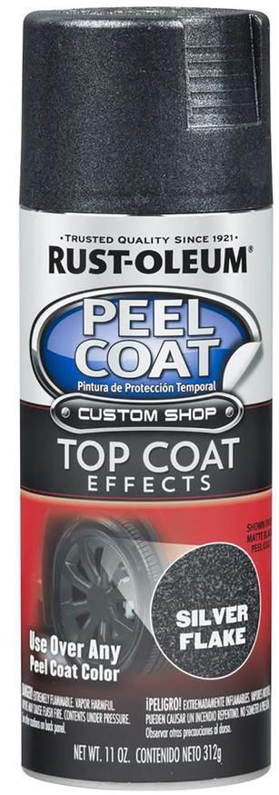 Rust-Oleum Peel Coat Top Coat (283 g, Silver Flake)