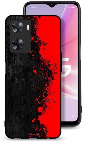 Oppo A77s Protective Case Cover Paint Abstract Pattern