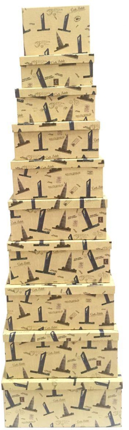 Cardboard Box decorated with Al-Faisaleya Tower