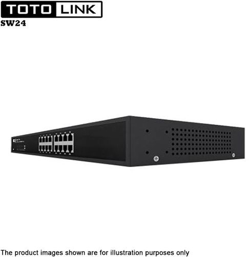 TOTOLINK SW24 24 Port 10/100Mbps Unmanaged Network Rackmount Switch