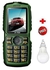 X-TIGI S23- 10000mAh Powerbank Phone - Black & Green plus USB Light