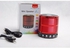 Wster WS887 Mini Bluetooth Speakers With MP3 And FM Radio - Red