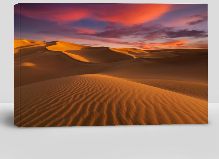 Beautiful Sand Dunes in the Sahara Desert.