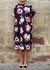 Cherry Blossoms Floral Maxi Dress for Women UK4