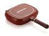 Happycall Double Sided Pan, Jumbo Grill Red