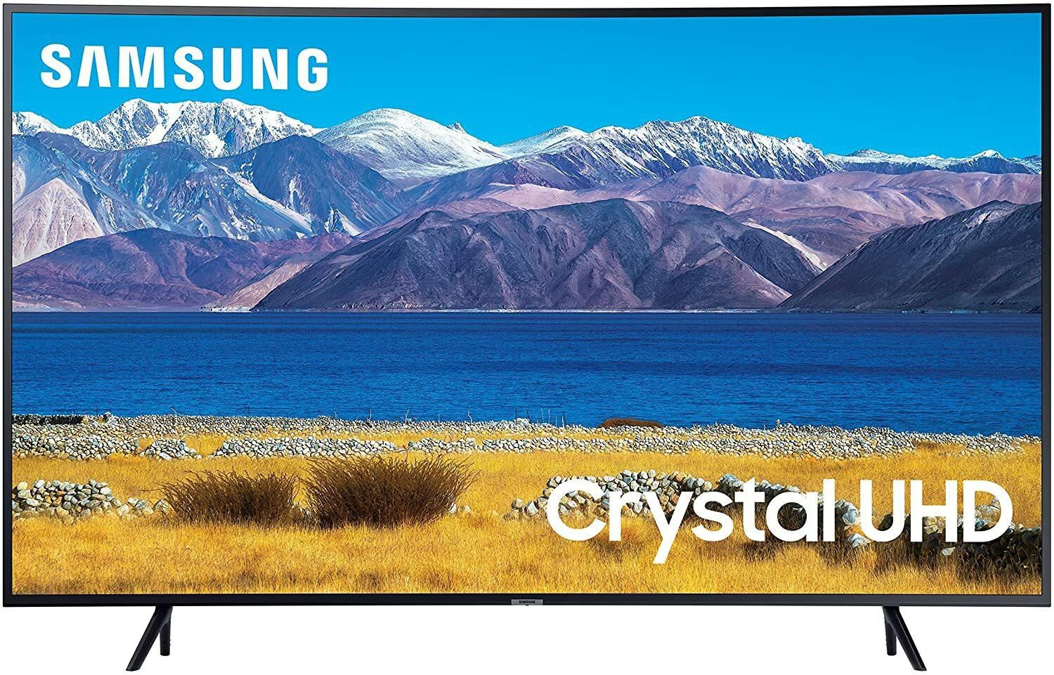 Samsung 65 Inch Curved 4K Crystal UHD HDR Smart TV (2020) And Smart Remote Control UA65TU8300, Black