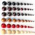 Generic 50Pcs Round Wooden Beads DIY Jewelry Necklace Craft Making 4mm Brown