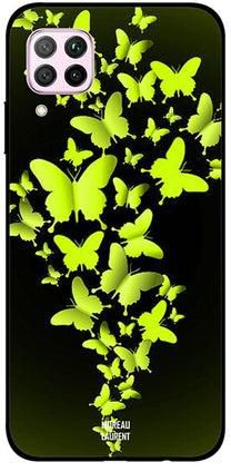 Skin Snap Case Cover -for Huawei Nova 7i Yellow Butterflies Yellow Butterflies