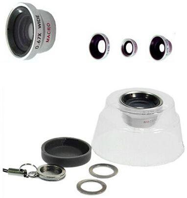 0.67x Lens Universal Fisheye Macro Kit with Magnetic Ring for Sony Xperia Z3 Z2 Z3 Compact C3 M2 Z1