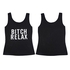 Fashion Women Low-cut Letters Sleeveless Backless Vest Tank Tops Casual Blouses Tops