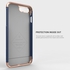 iPhone 7 Plus Case Cover , Caseology , Hard Slim , Chrome Rose Gold , Navy Blue