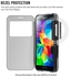 Spigen SGP Samsung Galaxy S5 Flip View Case / Cover [Metallic White]