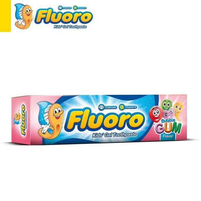Fluroro Tooth Paste With Bubble Gum Flavor - 50 Gm