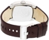 ساعة ديزل رجالي Diesel Men's Nsbb DZ1621 Brown Leather Quartz Watch with Gold Dial