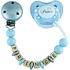Little Mico Prince Pacifier and Holder Set 5 Months and Above