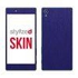 Stylizedd Vinyl Skin Decal Body Wrap for Sony Z5 - Brushed Steel Blue