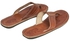 PHOELIX FASHIONS Pure Leather Sandals + FREE Pure Leather Belt