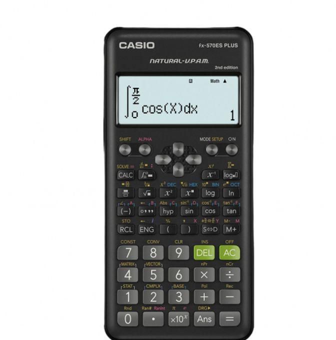 Casio FX-570ES PLUS 2nd Edition Function Scientific Calculator - Black