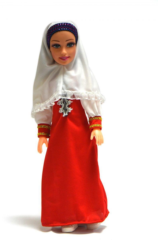 Islamic Doll with Hijab, Red