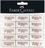 Faber-Castell PVC Free Eraser Set White 15 PCS