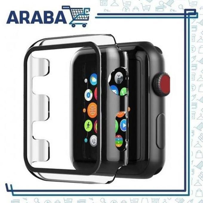 Cover With Screen Protector For Apple Watch -44mm - Clear