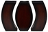 Bmg Wooden Vase - Modern - 35 Cm - 3 Pieces
