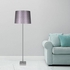 El Rawda Metal Floor Lamp (silver Base) For Home And Office
