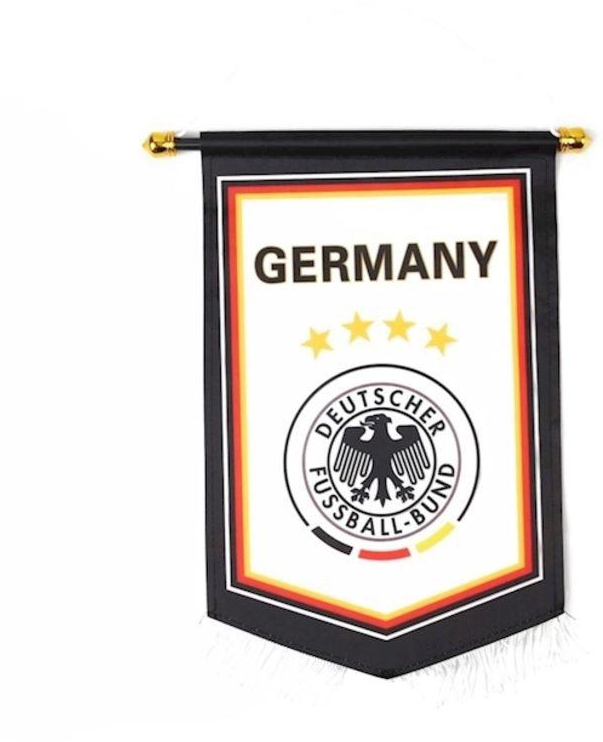 2018 World Cup Flags Banner Germany White/Black 13.77 x 9.05 inch