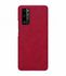 Qin Flip Leather Case For Honor 30 Pro / 30 Pro Plus Red