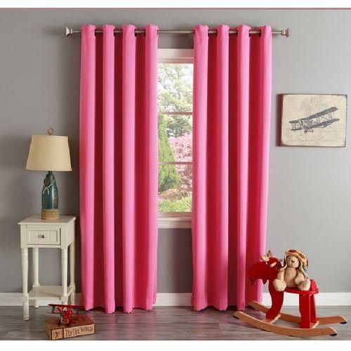 Modern Turkish Curtains - 2 Pcs - Light Pink