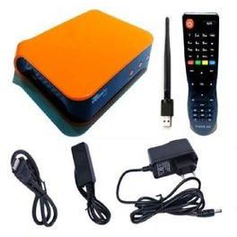 Full HD Satellite Receiver With Bluetooth Remote And Free Wifi Receiver H3-Full HD Orange