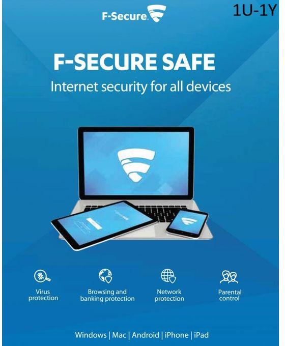F Secure F-Secure SAFE - 1 Year - 1 Device